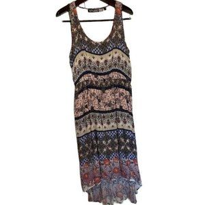 Studio 253 floral printed tank dress‎ women's XL, cotton blend midi